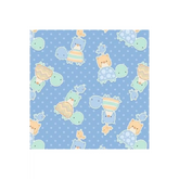 Little Peepers Flannel Blue Turtle Owl Birdie - F9718-11